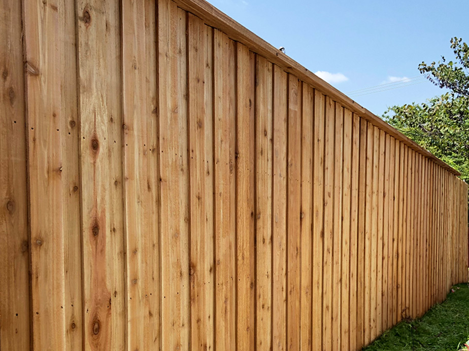 Miami Township OH Shadowbox style wood fence