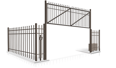 Commercial vertical lift gate installation company in  Miamisburg Ohio